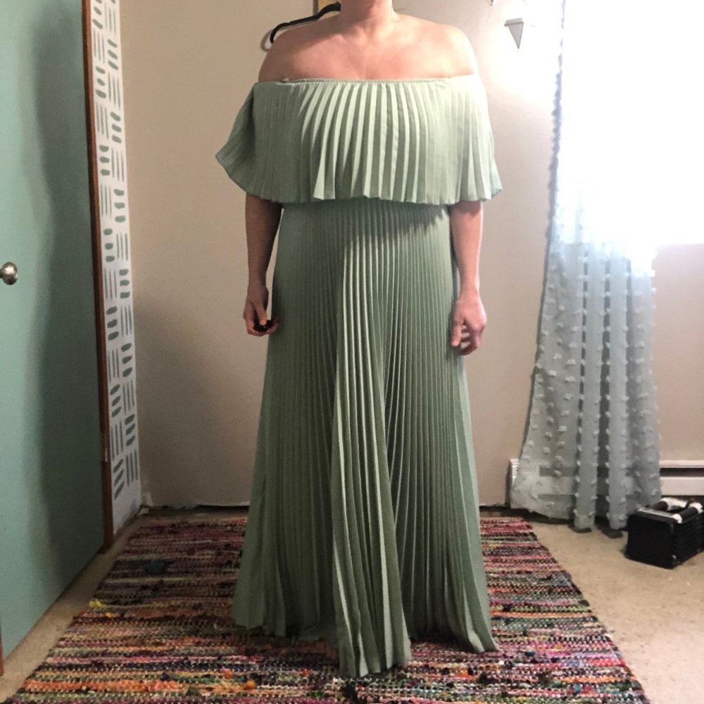 Teal maxi flowy sz M